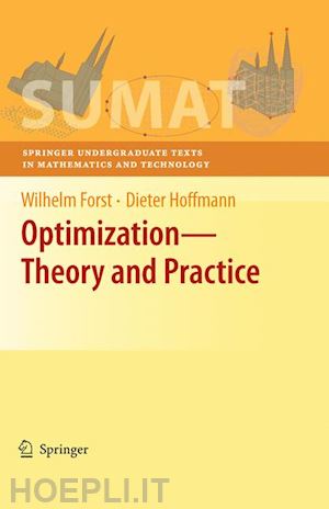 forst wilhelm; hoffmann dieter - optimization—theory and practice