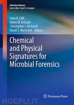 cliff john b. (curatore); kreuzer helen w. (curatore); ehrhardt christopher j. (curatore); wunschel david s. (curatore) - chemical and physical signatures for microbial forensics