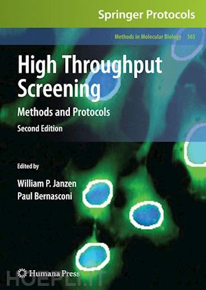 janzen william p. (curatore); bernasconi paul (curatore) - high throughput screening