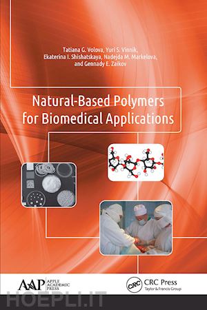 volova tatiana g. (curatore); vinnik yuri s. (curatore); shishatskaya ekaterina i. (curatore); markelova nadejda m. (curatore); zaikov gennady e. (curatore) - natural-based polymers for biomedical applications