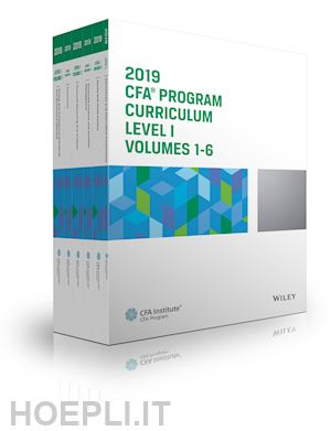 cfa institute - cfa program curriculum 2019 level i volumes 1–6 box set