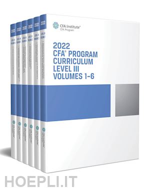 cfa institute - 2022 cfa program curriculum level iii box set