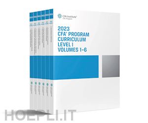 cfa institute - 2023 cfa program curriculum level i box set