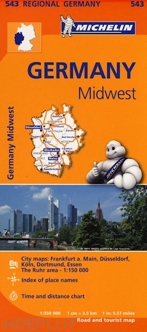 aa.vv. - germany midwest 1:350.000