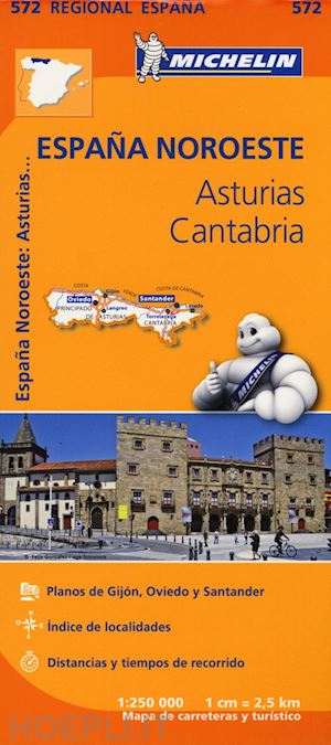 aa.vv. - espana noreste. asturias, cantabria 1:250.000