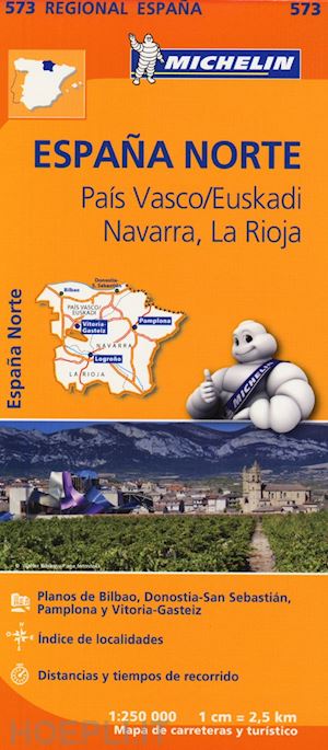 aa.vv. - espana norte. pais vasco/euskadi navarra, la rioja 1:250.000
