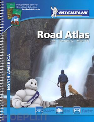 aa.vv. - north america road atlas michelin 2015 spiralato