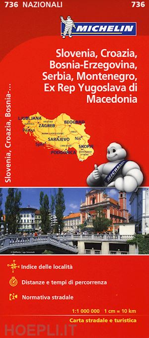 aa.vv. - slovenia croazia bosnia 1:1.000.000