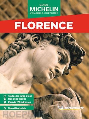 aa.vv. - florence guide week&go michelin 2024 in francese con carta ripiegata