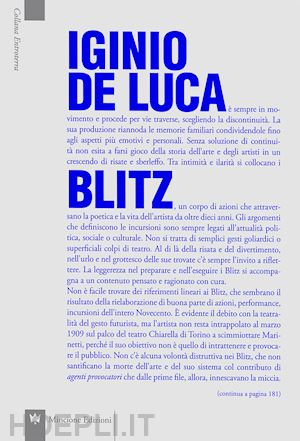 de luca iginio - blitz. ediz. illustrata