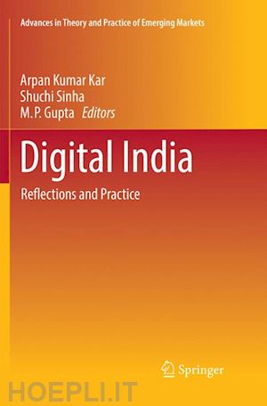 kar arpan kumar (curatore); sinha shuchi (curatore); gupta m. p. (curatore) - digital india