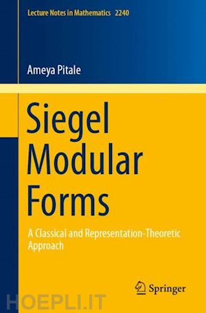 pitale ameya - siegel modular forms