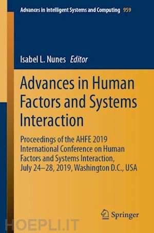 nunes isabel l. (curatore) - advances in human factors and systems interaction
