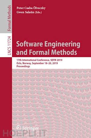 Ölveczky peter csaba (curatore); salaün gwen (curatore) - software engineering and formal methods