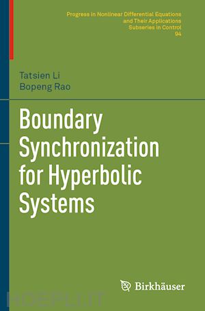 li tatsien; rao bopeng - boundary synchronization for hyperbolic systems