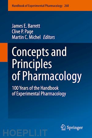barrett james e. (curatore); page clive p. (curatore); michel martin c. (curatore) - concepts and principles of pharmacology