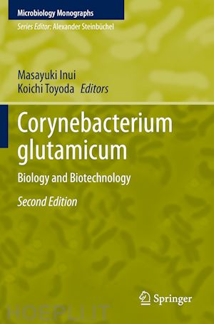 inui masayuki (curatore); toyoda koichi (curatore) - corynebacterium glutamicum