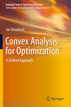 brinkhuis jan - convex analysis for optimization