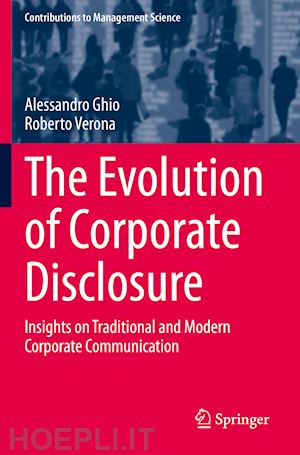 ghio alessandro; verona roberto - the evolution of corporate disclosure