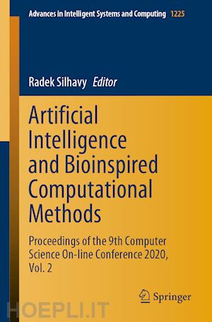 silhavy radek (curatore) - artificial intelligence and bioinspired computational methods