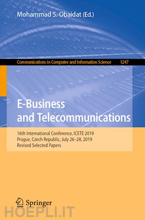 obaidat mohammad s. (curatore) - e-business and telecommunications
