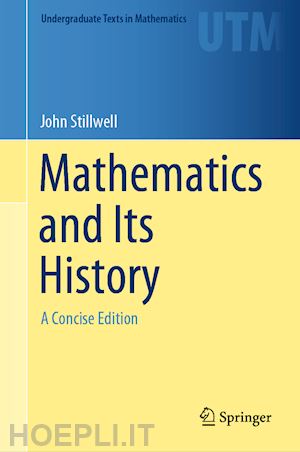 stillwell john - mathematics and its history