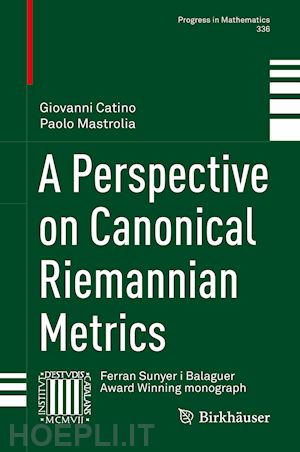 catino giovanni; mastrolia paolo - a perspective on canonical riemannian metrics