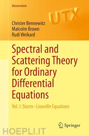 bennewitz christer; brown malcolm; weikard rudi - spectral and scattering theory for ordinary differential equations