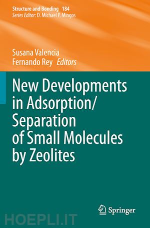 valencia susana (curatore); rey fernando (curatore) - new developments in adsorption/separation of small molecules by zeolites