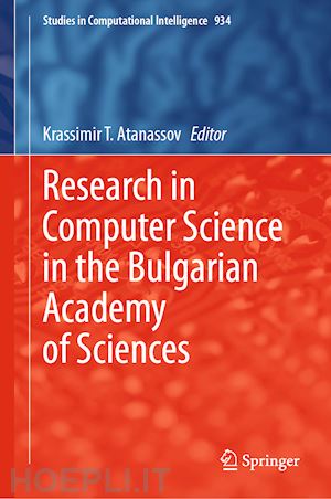 atanassov krassimir t. (curatore) - research in computer science in the bulgarian academy of sciences