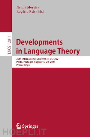 moreira nelma (curatore); reis rogério (curatore) - developments in language theory