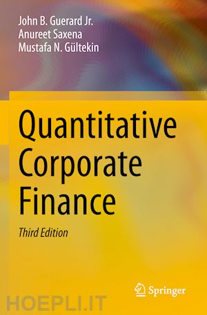 guerard jr. john b.; saxena anureet; gültekin mustafa n. - quantitative corporate finance
