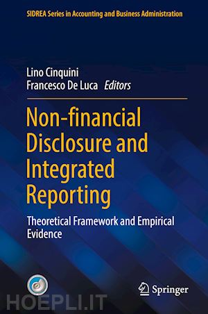 cinquini lino (curatore); de luca francesco (curatore) - non-financial disclosure and integrated reporting