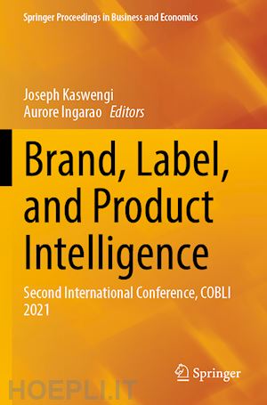 kaswengi joseph (curatore); ingarao aurore (curatore) - brand, label, and product intelligence