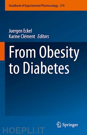 eckel juergen (curatore); clément karine (curatore) - from obesity to diabetes