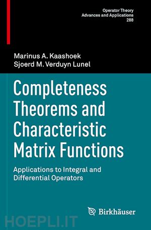 kaashoek marinus a.; verduyn lunel sjoerd m. - completeness theorems and characteristic matrix functions