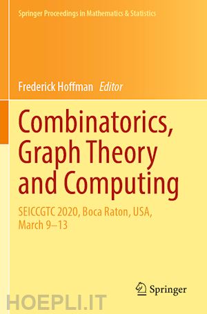 hoffman frederick (curatore) - combinatorics, graph theory and computing