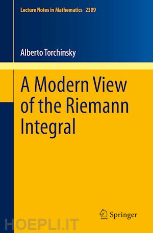 torchinsky alberto - a modern view of the riemann integral
