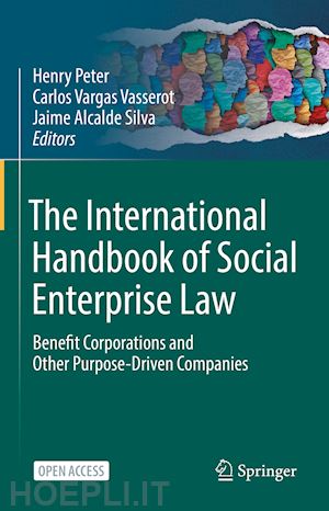 peter henry (curatore); vargas vasserot carlos (curatore); alcalde silva jaime (curatore) - the international handbook of social enterprise law