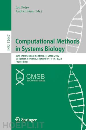 petre ion (curatore); paun andrei (curatore) - computational methods in systems biology