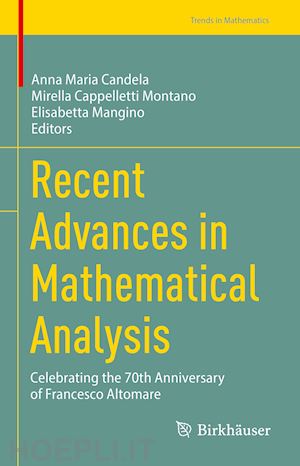 candela anna maria (curatore); cappelletti montano mirella (curatore); mangino elisabetta (curatore) - recent advances in mathematical analysis