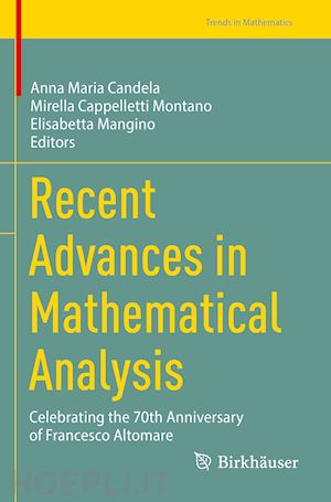 candela anna maria (curatore); cappelletti montano mirella (curatore); mangino elisabetta (curatore) - recent advances in mathematical analysis