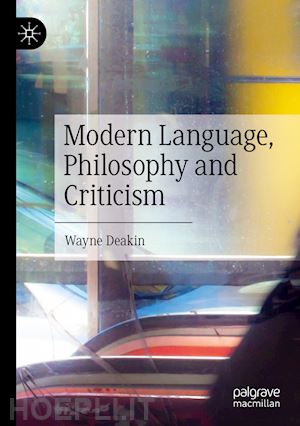 deakin wayne - modern language, philosophy and criticism