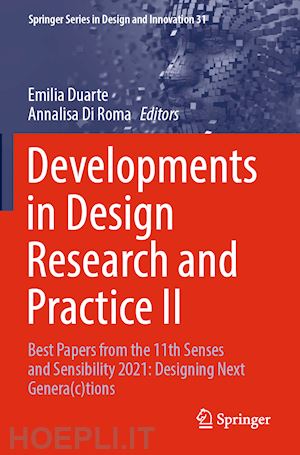 duarte emilia (curatore); di roma annalisa (curatore) - developments in design research and practice ii