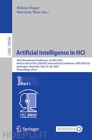 degen helmut (curatore); ntoa stavroula (curatore) - artificial intelligence in hci