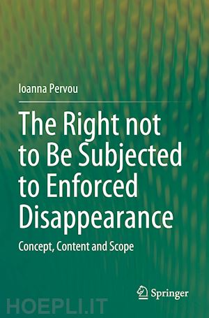 pervou ioanna - the right not to be subjected to enforced disappearance