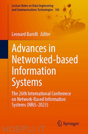 barolli leonard (curatore) - advances in networked-based information systems