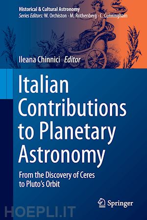 chinnici ileana (curatore) - italian contributions to planetary astronomy