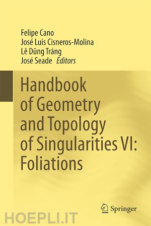 cano felipe (curatore); cisneros-molina josé luis (curatore); dung tráng lê (curatore); seade josé (curatore) - handbook of geometry and topology of singularities vi: foliations