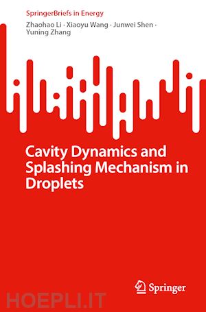 li zhaohao; wang xiaoyu; shen junwei; zhang yuning - cavity dynamics and splashing mechanism in droplets